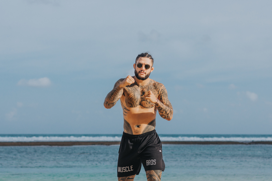 Tyson Pedro, UFC fighter, at Karma Kandara, Bali